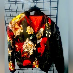 Freshoods Antique Flowers Bomber Jacket